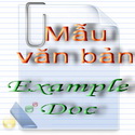 Mẫu văn bản áp dụng cho Doanh nghiệp