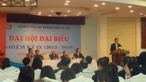 Luật sư Hà Nội có chủ nhiệm mới thông qua đại hội đại biểu nhiệm kỳ IX