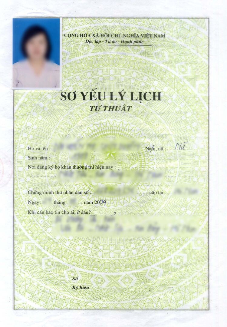 Lý lịch tự thuật