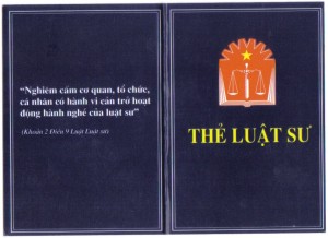 Chuyện về chiếc Thẻ luật sư