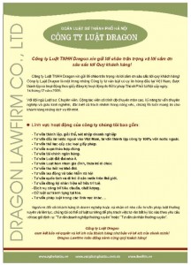 www-vanphongluatsu-com-vn Mẫu Công ty Luật Dragon về thủ tục xin cấp giấy chứng nhận cho luật sư bào chữa