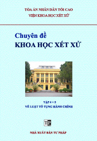 Chuyên đề KHXX: Luật tố tụng hành chính