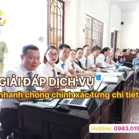 Giải đáp dịch vụ nhanh chóng chính xác từng chi tiết