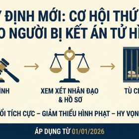 Quy định mới giúp người bị kết án tử hình có cơ hội được chuyển sang án tù chung thân