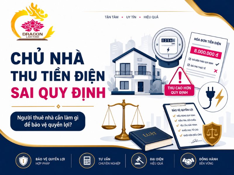 Chủ nhà thu tiền điện sai quy định: Người thuê nhà cần làm gì để bảo vệ quyền lợi?