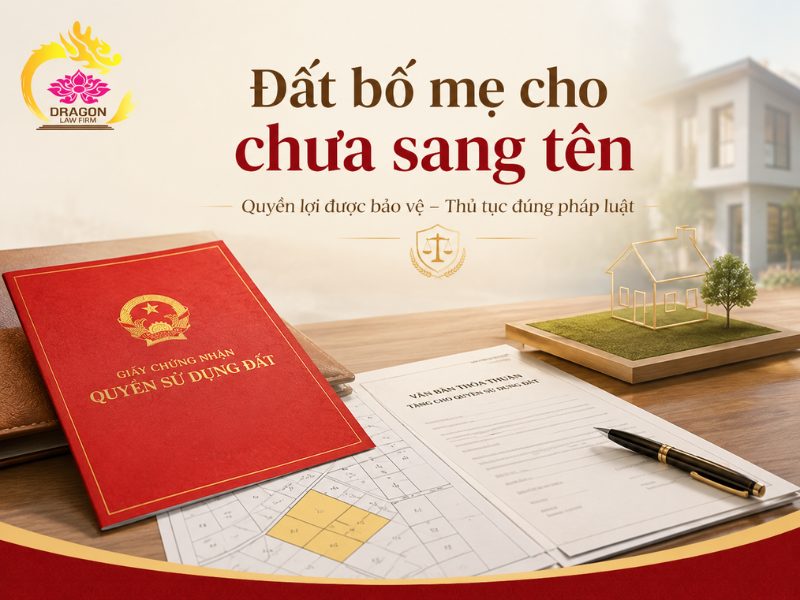 Đất bố mẹ cho chưa sang tên có đòi lại được không? Đất bố mẹ cho chưa sang tên có đòi lại được không?