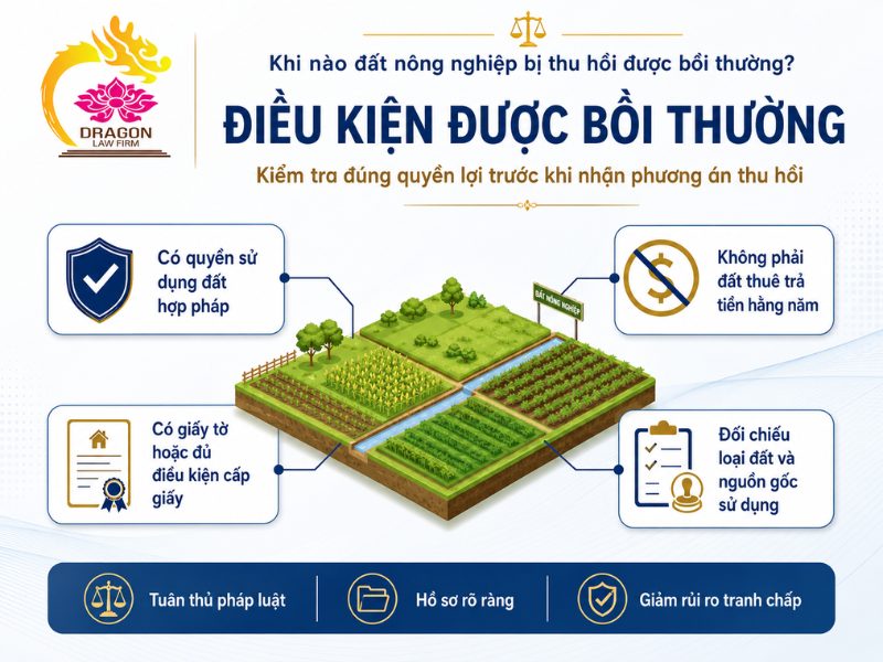 Đền bù đất nông nghiệp khi thu hồi 