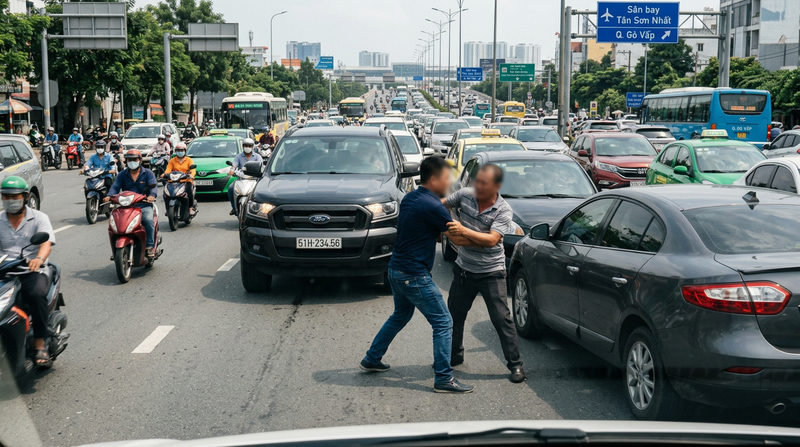 Toàn cảnh 2 tài xế rượt đuổi đánh nhau trên đường ở TP.HCM Toàn cảnh vụ 2 tài xế rượt đuổi đánh nhau trên đường ở TP.HCM
