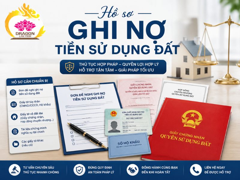 Hồ sơ, điều kiện của thủ tục ghi nợ tiền sử dụng đất Hồ sơ, điều kiện của thủ tục ghi nợ tiền sử dụng đất