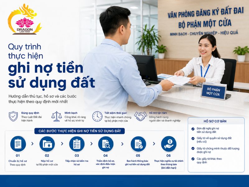 Hồ sơ, điều kiện của thủ tục ghi nợ tiền sử dụng đất Hồ sơ, điều kiện của thủ tục ghi nợ tiền sử dụng đất