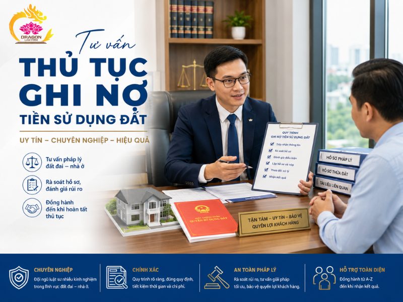 Hồ sơ, điều kiện của thủ tục ghi nợ tiền sử dụng đất Hồ sơ, điều kiện của thủ tục ghi nợ tiền sử dụng đất