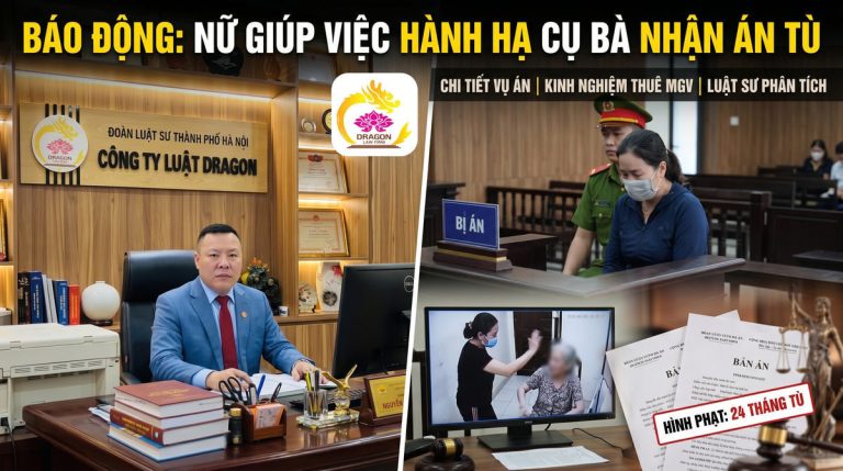 Nữ giúp việc hành hạ cụ bà ở Hà Nội lĩnh án 24 tháng tù