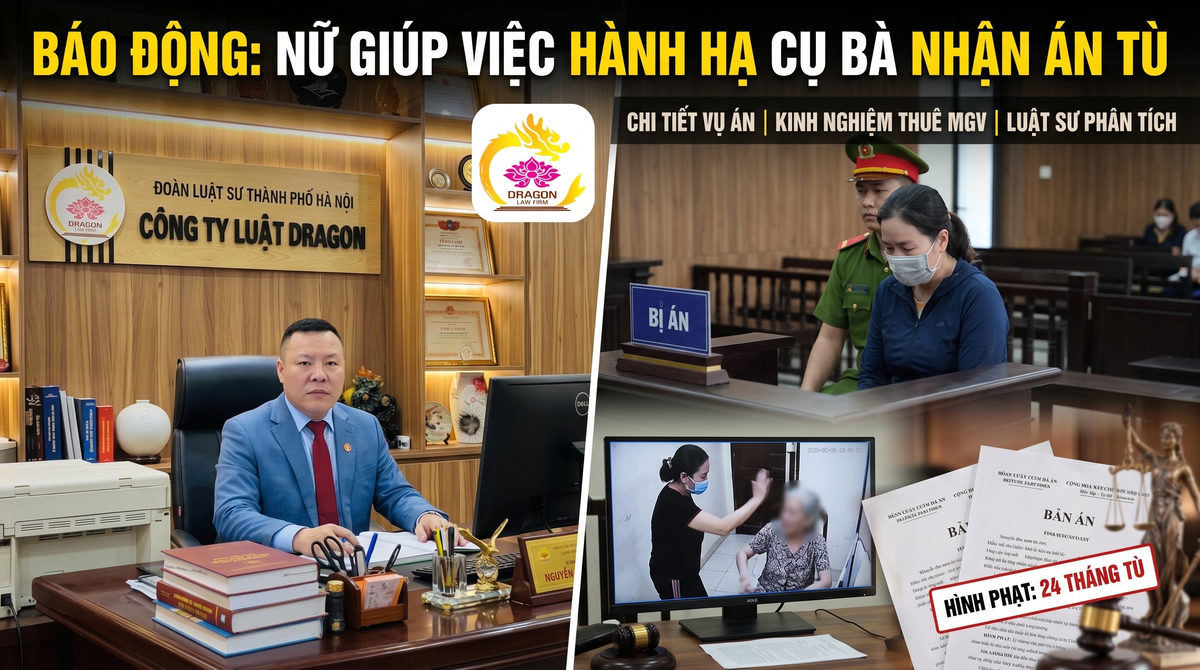 Nữ giúp việc hành hạ cụ bà ở Hà Nội lĩnh án 24 tháng tù