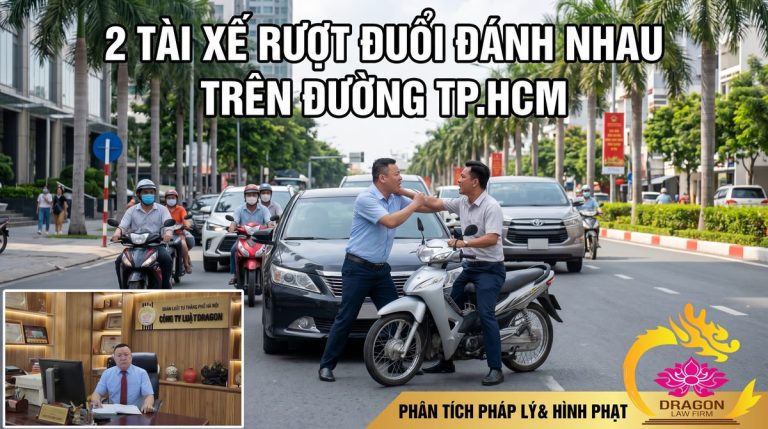 Toàn cảnh 2 tài xế rượt đuổi đánh nhau trên đường ở TP.HCM