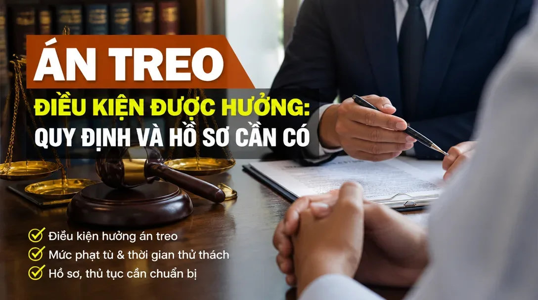 Án treo điều kiện được hưởng: Quy định và hồ sơ cần có