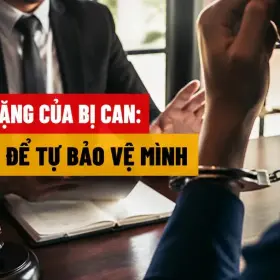 Quyền im lặng của bị can, bị cáo được pháp luật quy định ra sao?