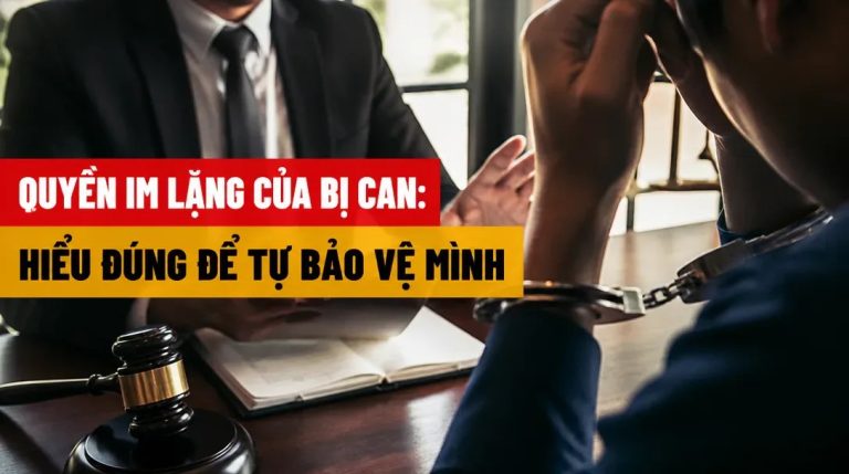 Quyền im lặng của bị can, bị cáo được pháp luật quy định ra sao?